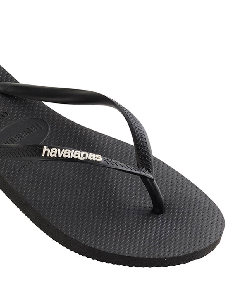 Havaianas Slim Logo Thongs for Womens