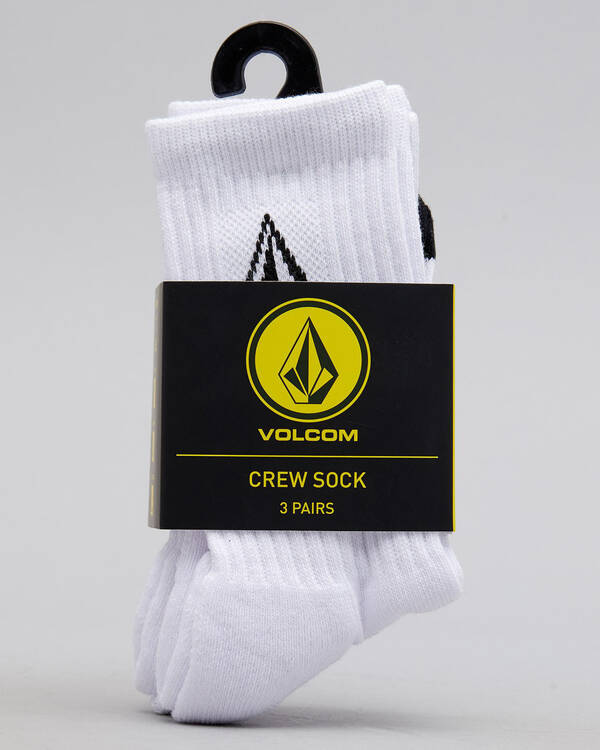 Volcom Youth Full Stone Socks 3 Pack for Mens