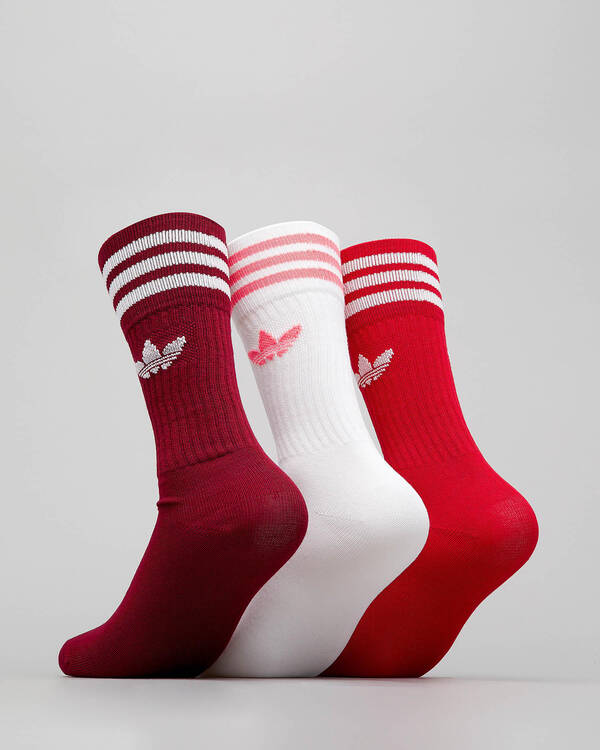 Adidas Womens Solid Crew Sock Pack for Womens