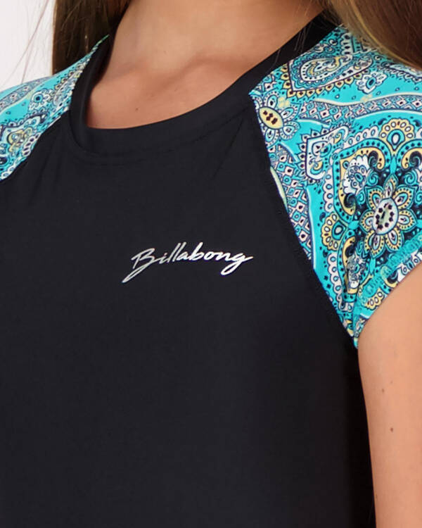 Billabong Girls Fundala Cap Sleeve Rash Vest for Womens