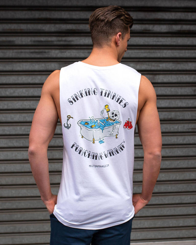Milton Mango Sinkin Tinnies Muscle Tank for Mens