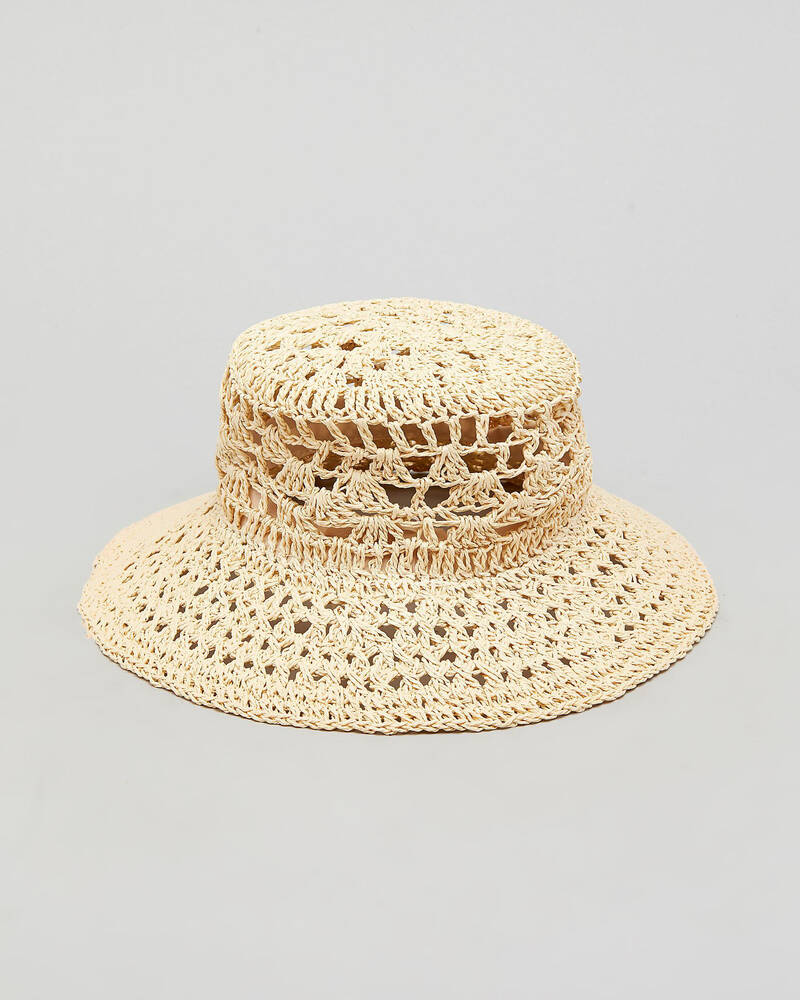 Mooloola Elise Crochet Bucket Hat for Womens