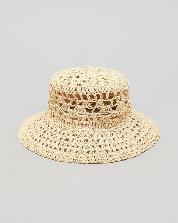 Mooloola Elise Crochet Bucket Hat for Womens