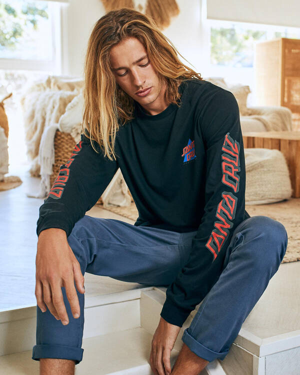 Santa Cruz Not A Dot Long Sleeve T-Shirt for Mens