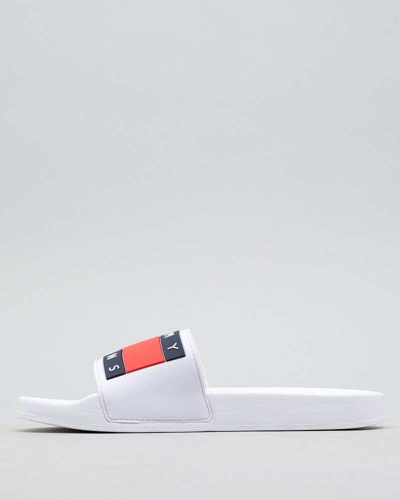 Tommy Hilfiger Tommy Jeans Flag Pool Slide Sandals for Womens