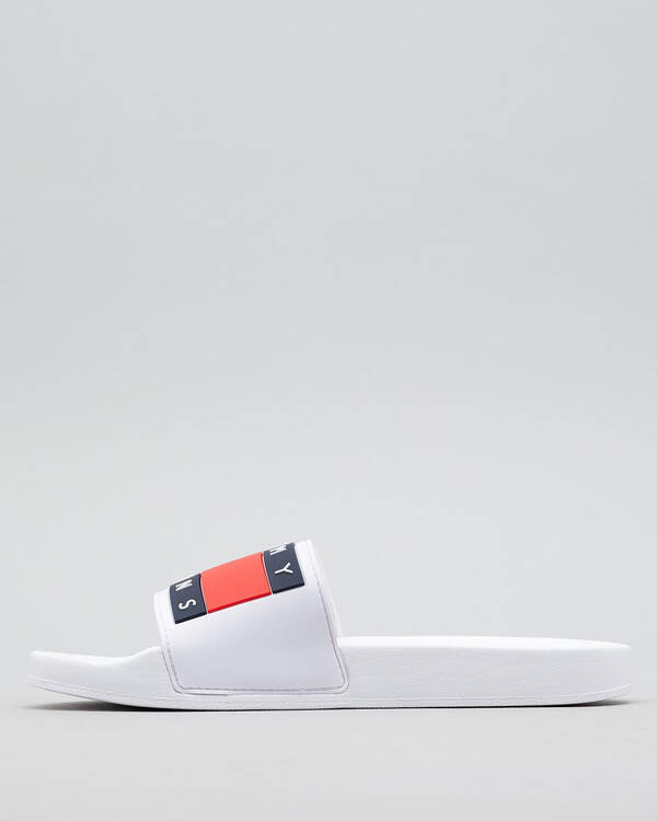 Tommy Hilfiger Tommy Jeans Flag Pool Slide Sandals for Womens