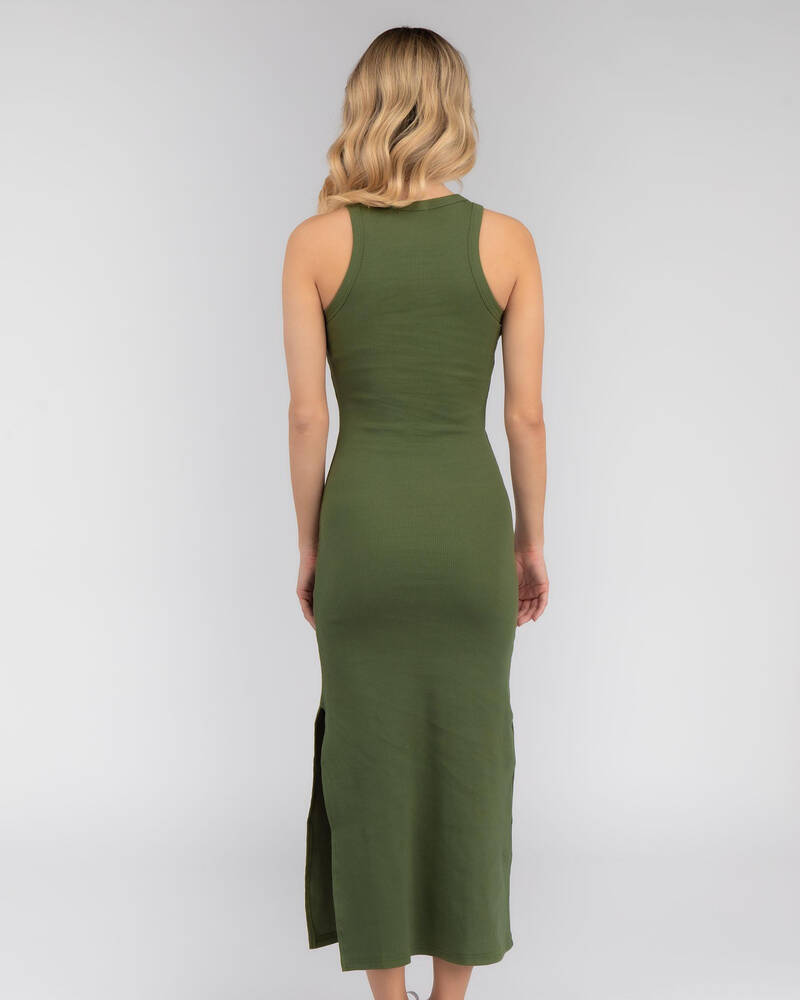 Thanne Keeping It Sassy Midi Dress for Womens