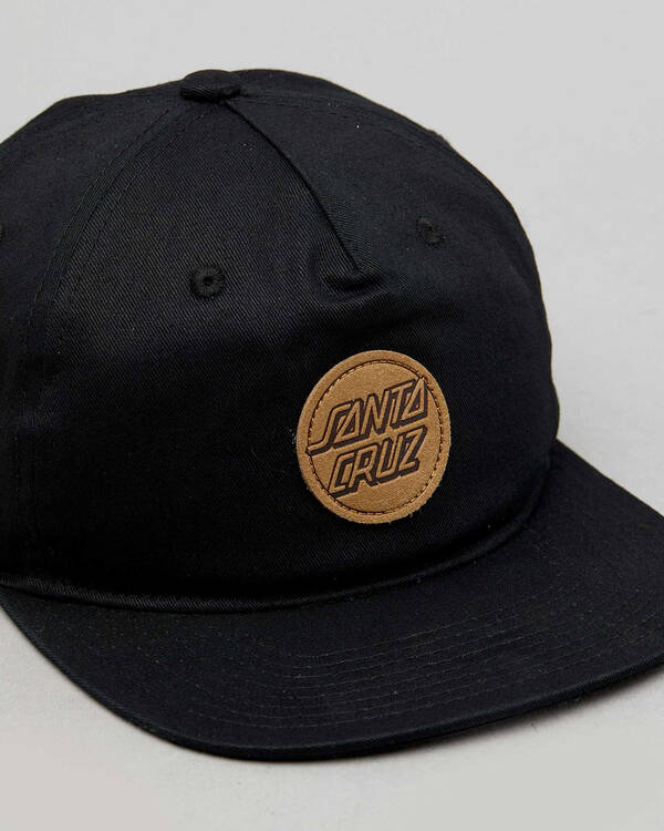 Santa Cruz Aptos Leather Dot Cap for Mens