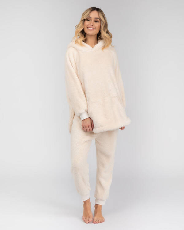 Mooloola Snuggle Bunny Hooded Blanket Set for Womens