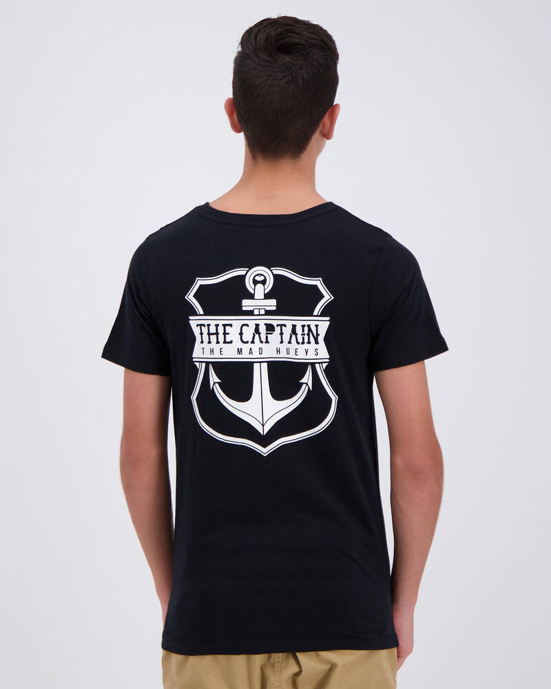 The Mad Hueys Boys' Captain T-Shirt for Mens