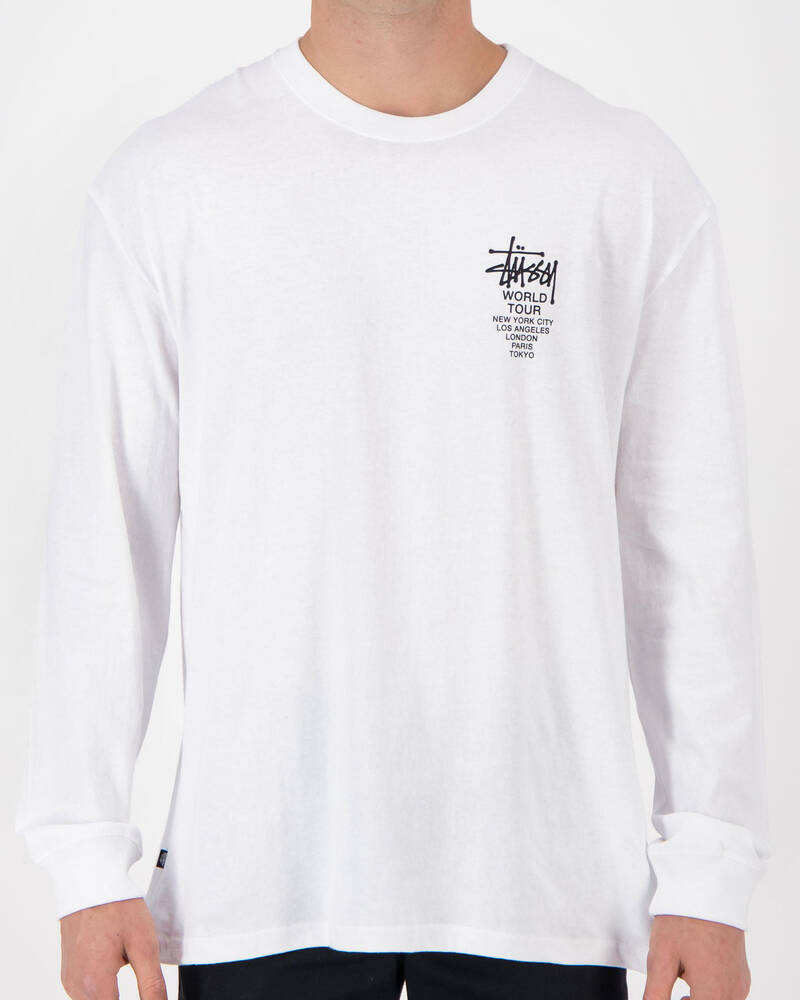 Stussy Tour Long Sleeve T-Shirt for Mens
