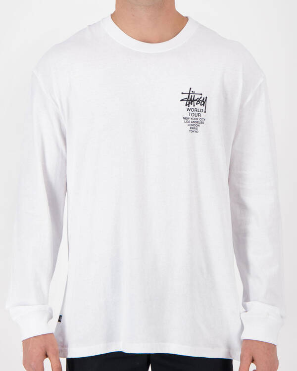 Stussy Tour Long Sleeve T-Shirt for Mens