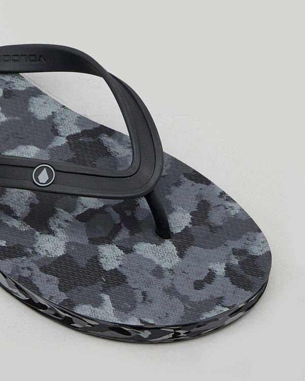Volcom Rocker 2 Solid Thongs for Mens
