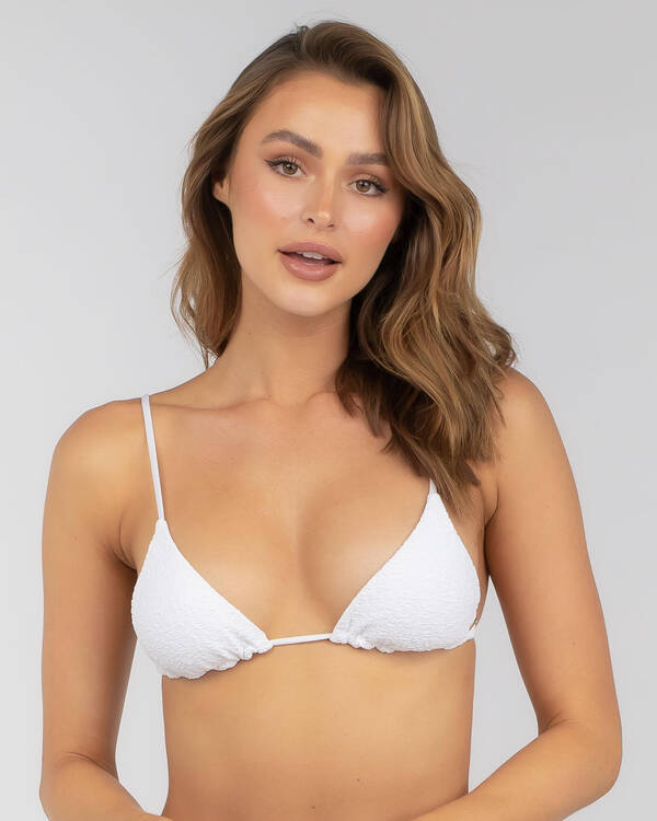 Rusty Sandalwood Bikini Top for Womens