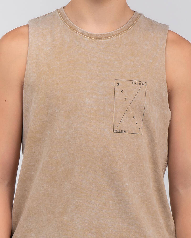 Skylark Boys' Angle Muscle Tank for Mens