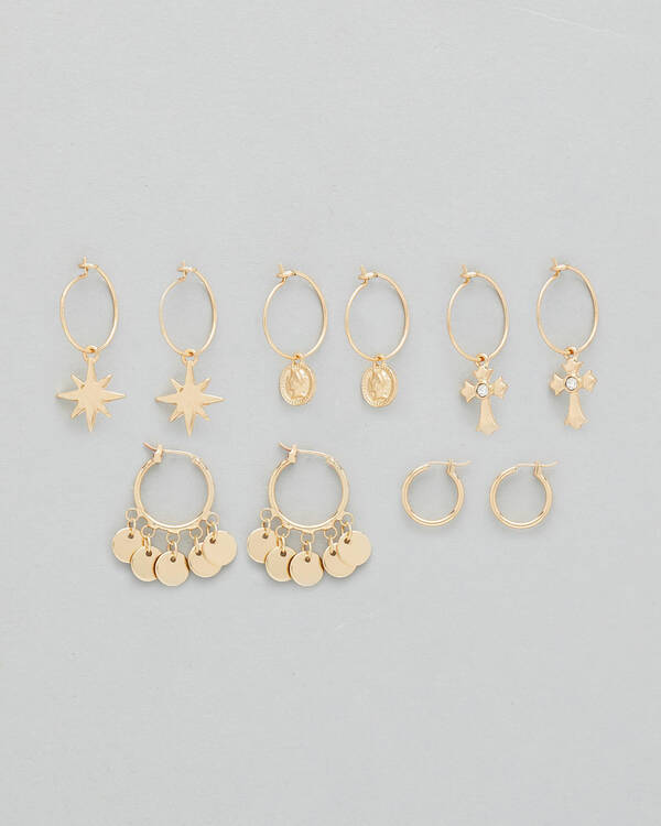 Karyn In LA Charm Earring Pack for Womens