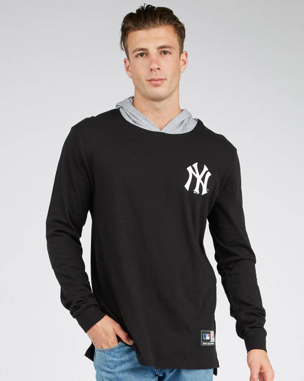 Majestic Upper Hooded Long Sleeve T-Shirt for Mens