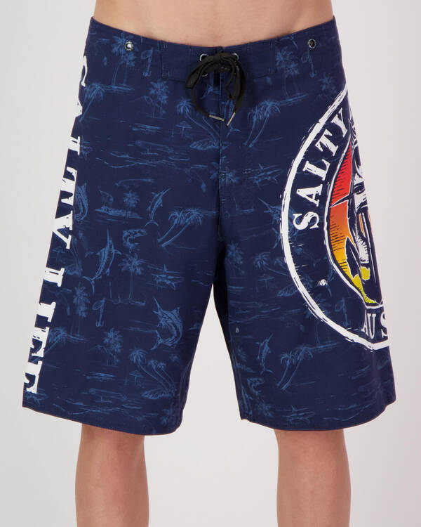 Salty Life Reflections Board Shorts for Mens
