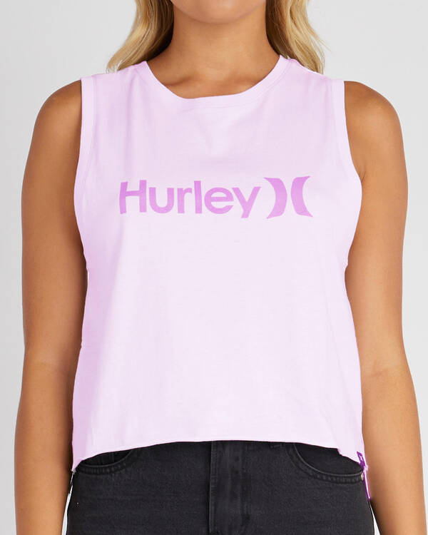 Hurley One And Only Crop Biker Singlet for Womens