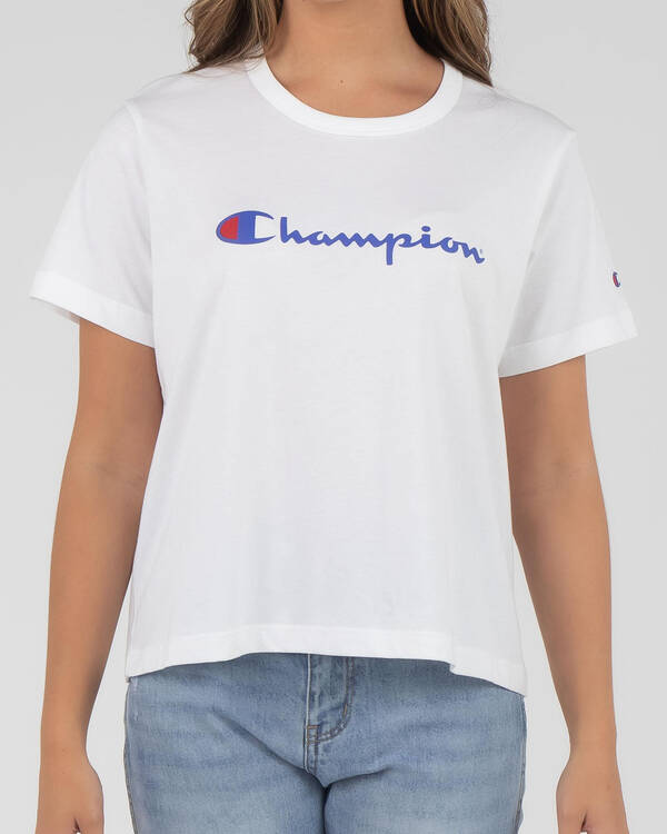 Champion Logo T-Shirt for Womens