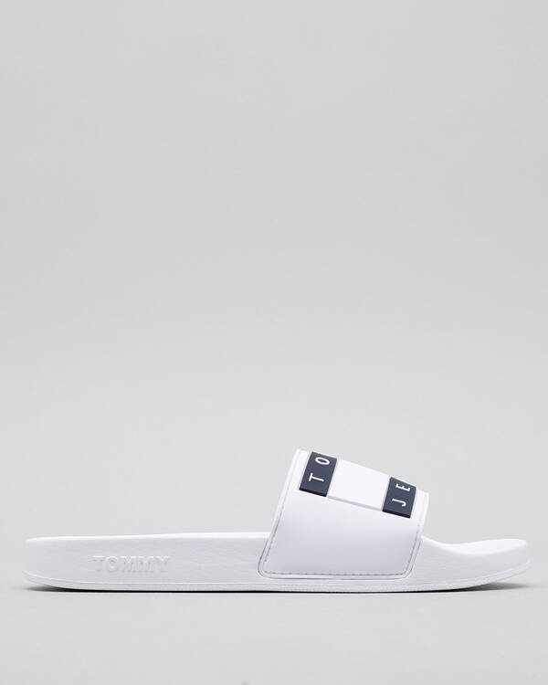 Tommy Hilfiger Tommy Jeans Flag Pool Slide Sandals for Womens