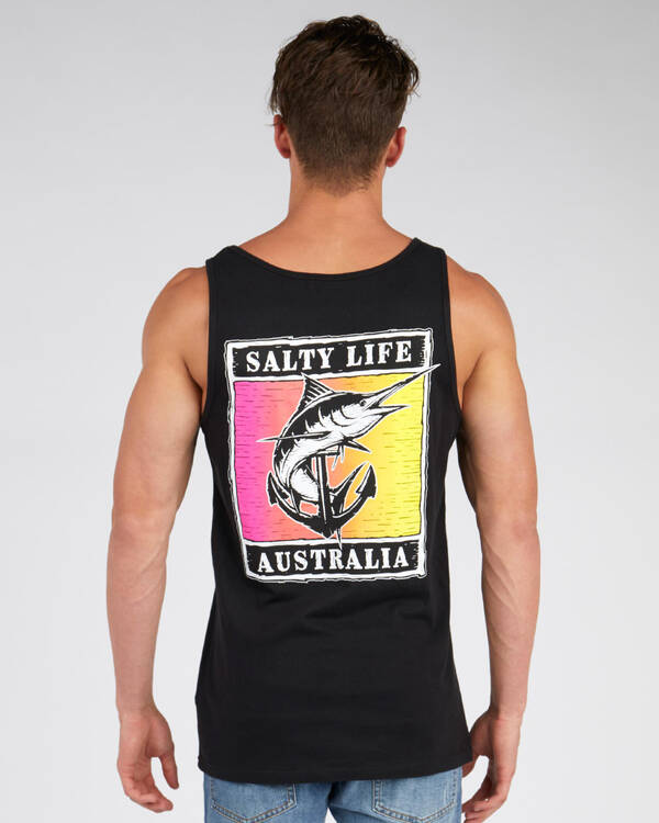 Salty Life Mirage Singlet for Mens