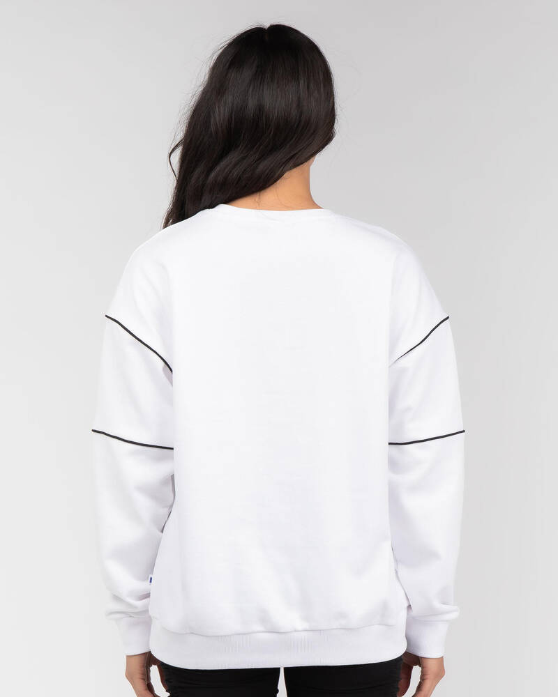 Russell Athletic Arch Applique Sweatshirt for Womens