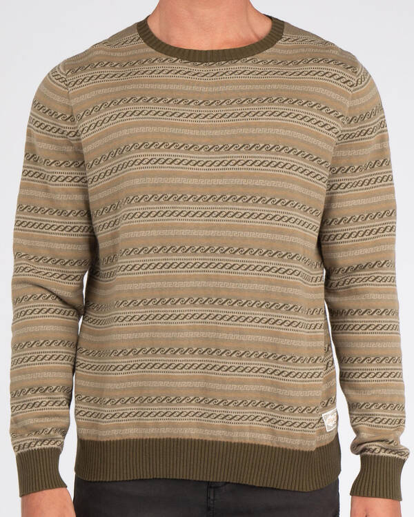 Rhythm Vibrations Knit Sweatshirt for Mens