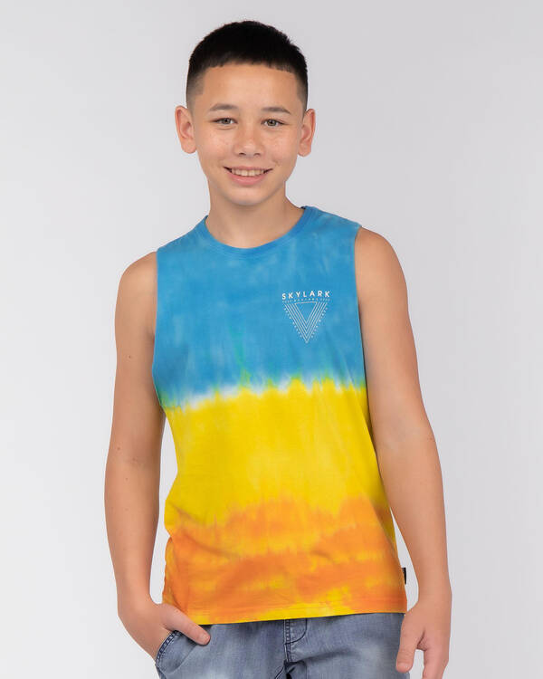 Skylark Boys' Quake Muscle Tank for Mens