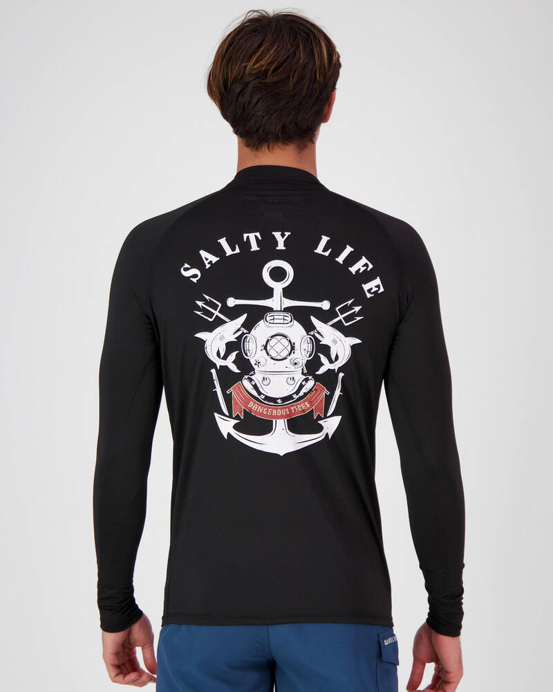 Salty Life Scuba LS Wetshirt for Mens