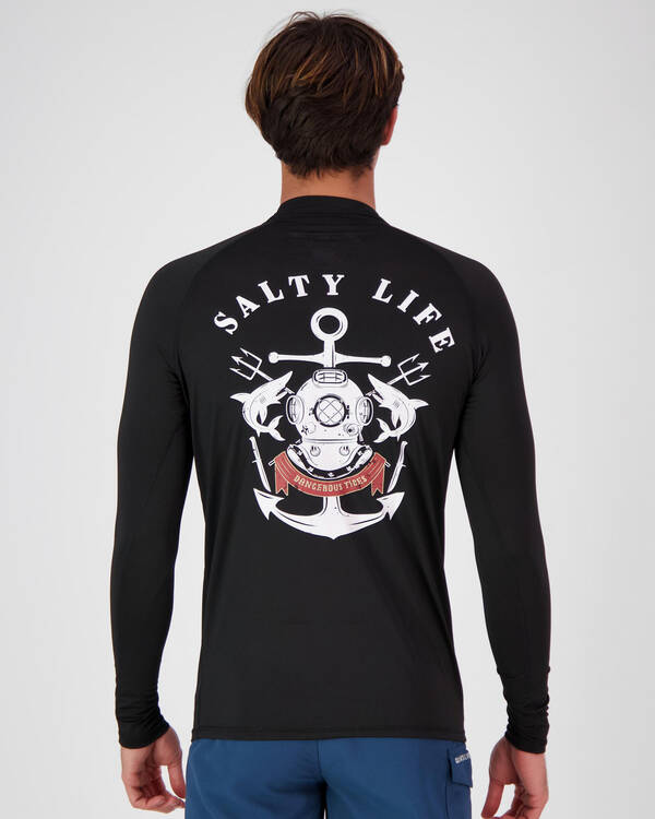 Salty Life Scuba LS Wetshirt for Mens