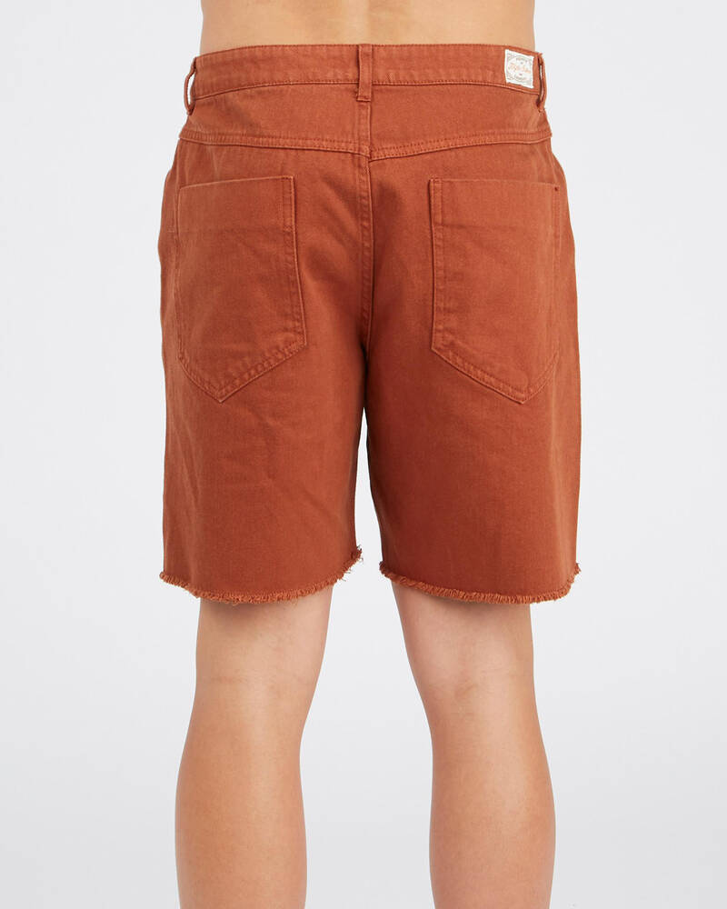 Rhythm Vintage Denim Walk Shorts for Mens