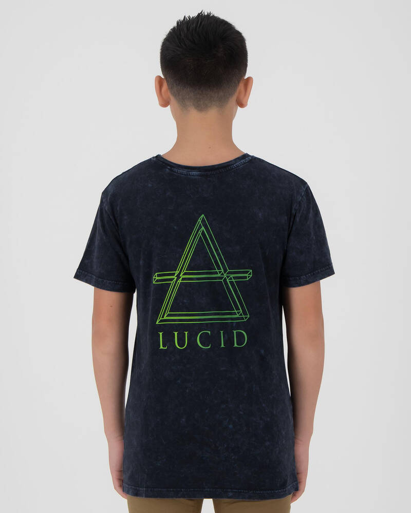 Lucid Boys Geomet Dimension T-Shirt for Mens