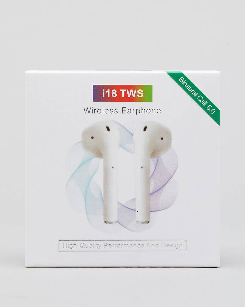 Get It Now Wireless i18 TWS  Earbud Headphones for Unisex