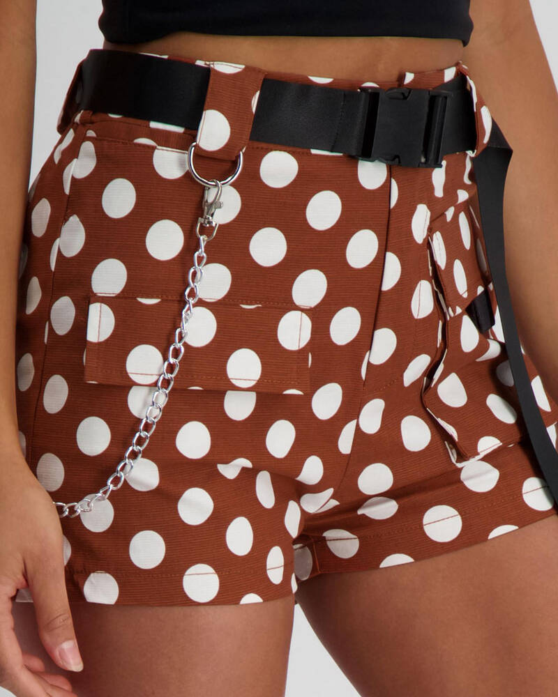 Ava And Ever Polka Dot Shorts for Womens