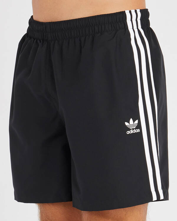 Adidas 3 Stripe Swim Shorts for Mens