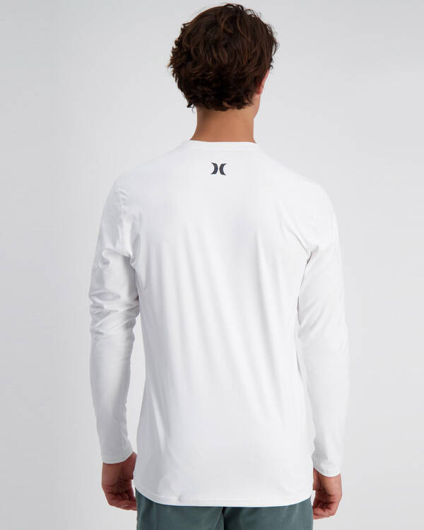 Hurley One & Only Long Sleeve Rash Vest for Mens