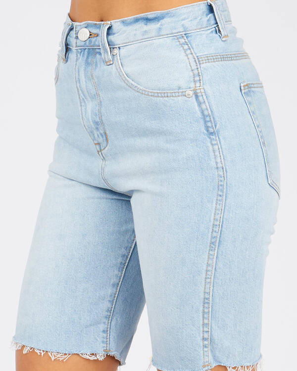 Ziggy Denim Sky Hi Rigid Shorts for Womens