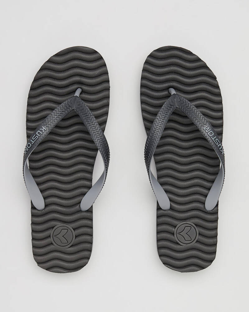 Kustom Grippa Ripple Thongs for Mens