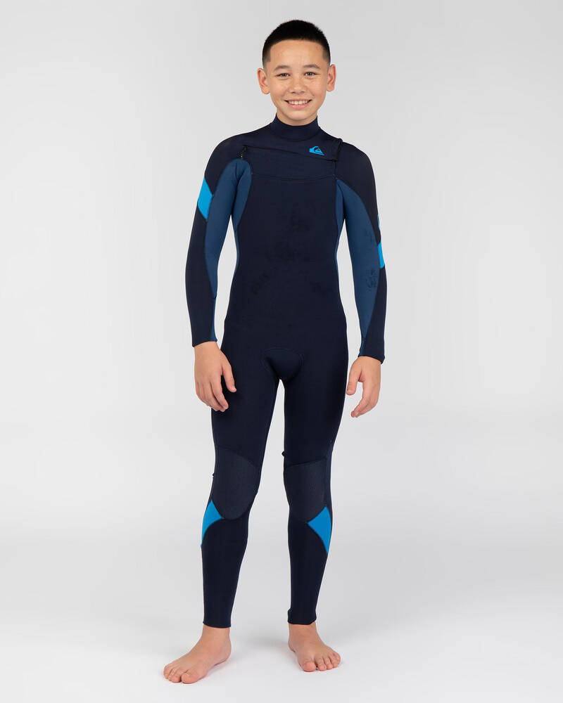 Quiksilver Boys 3/2mm Syncro Streamer Wetsuit for Mens
