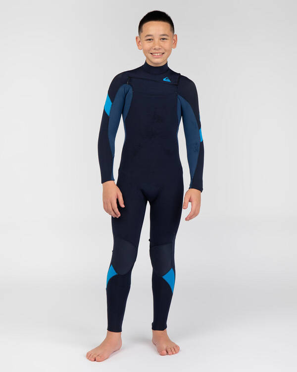Quiksilver Boys 3/2mm Syncro Streamer Wetsuit for Mens