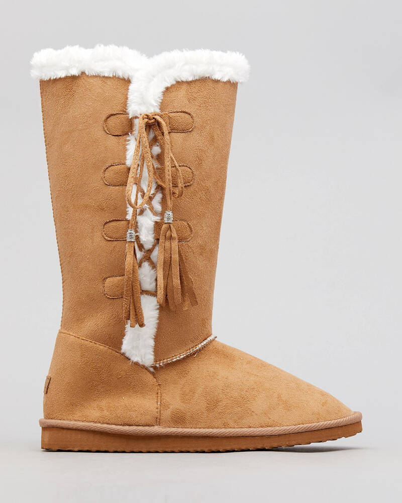 Mooloola Jamie Slipper Boots for Womens