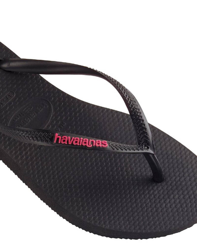 Havaianas Slim Logo Thongs for Womens