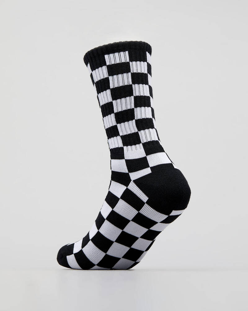 Vans Womens Checkerboard Crew Socks for Womens