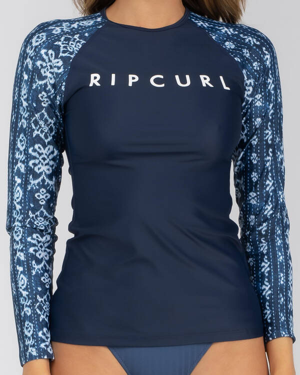 Rip Curl Tropic Shack Long Sleeve Rash Vest for Womens