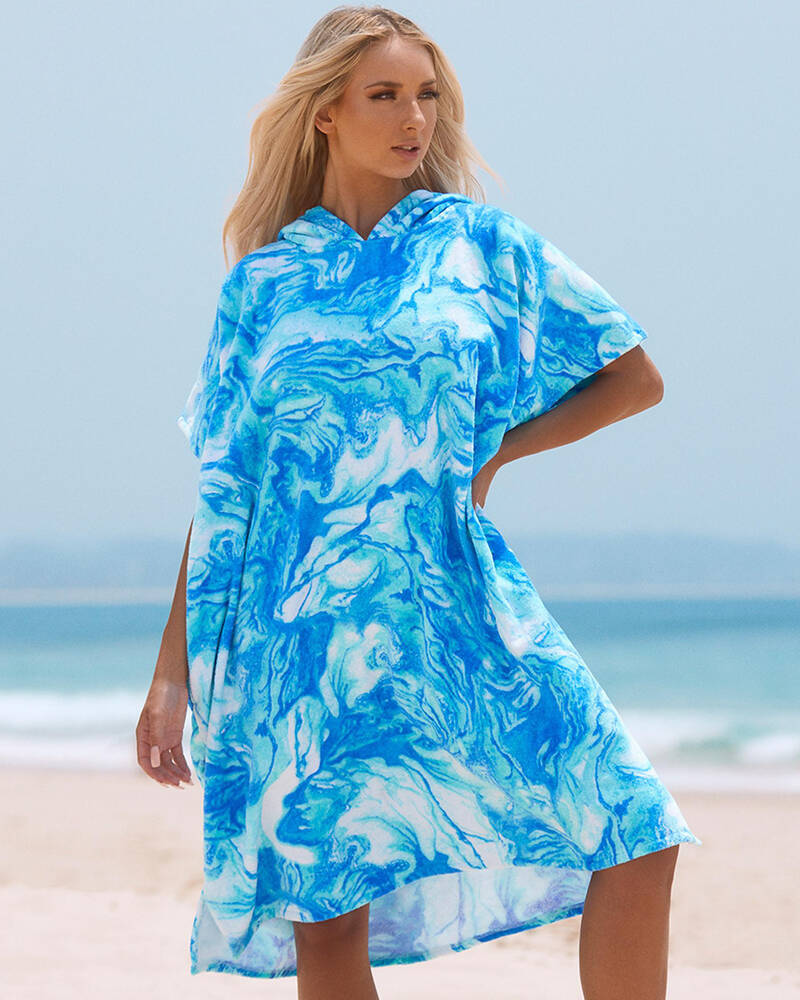 Topanga Coastal Shores Hooded Towel for Womens