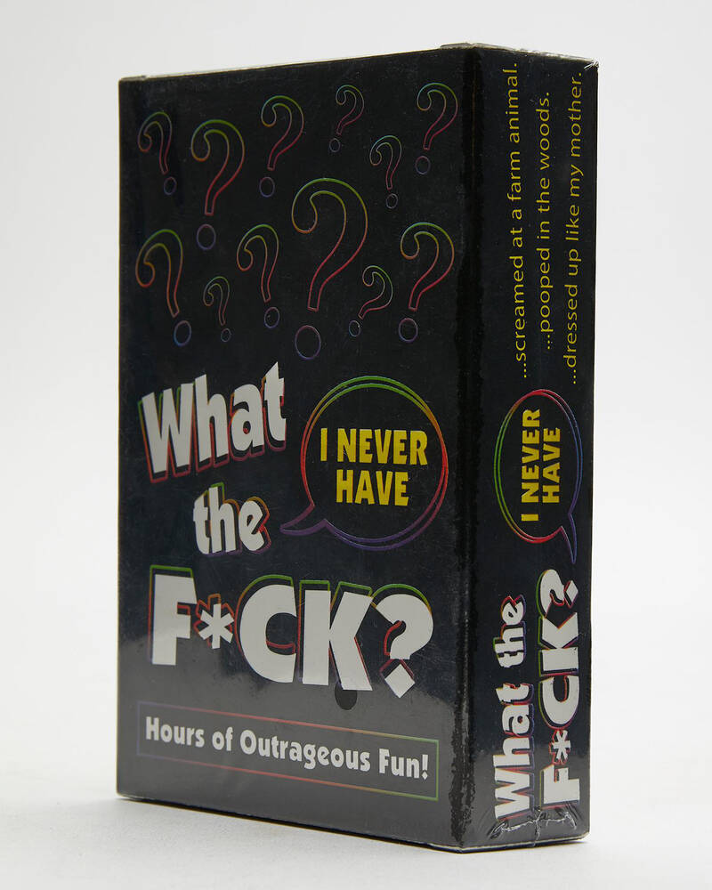 Get It Now What The I Never Game for Mens