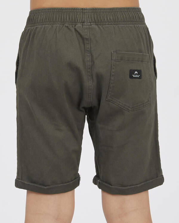 Rusty Boys' Hooked On Elastic Shorts for Mens