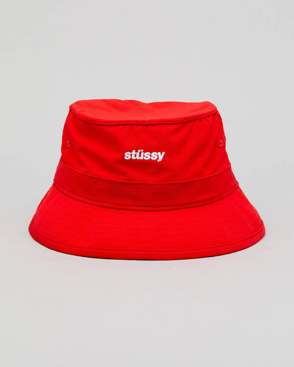 Stussy Italic Bungee Bucket Hat for Womens