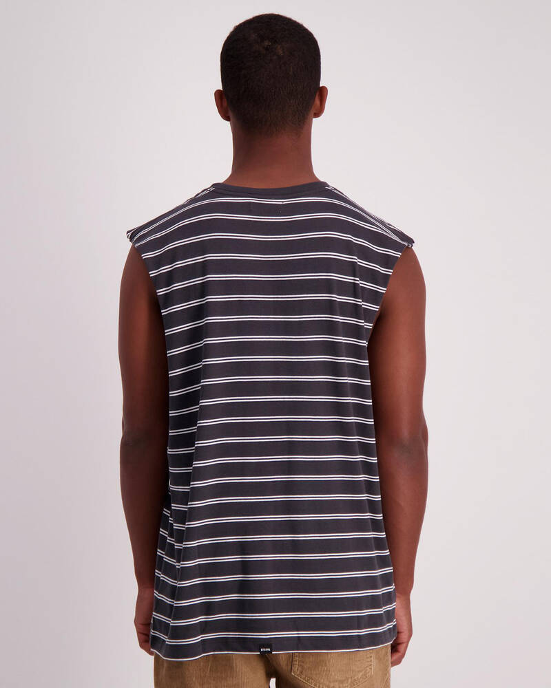 Thrills Double Stripe Muscle Tank for Mens